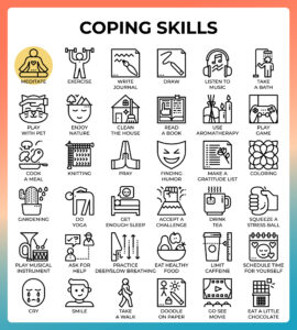 Coping skills, mindfulness, meditation, calming skills, personality disorder, depression, anxiety, mental health